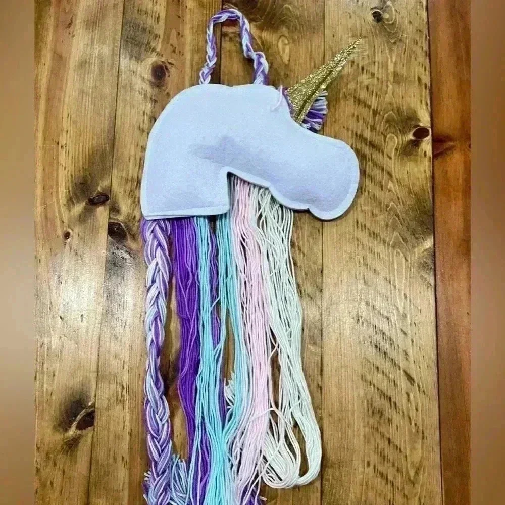 Unicorn Bow Hanger Wall hanger for Girls bows Clips & hair ties New unused